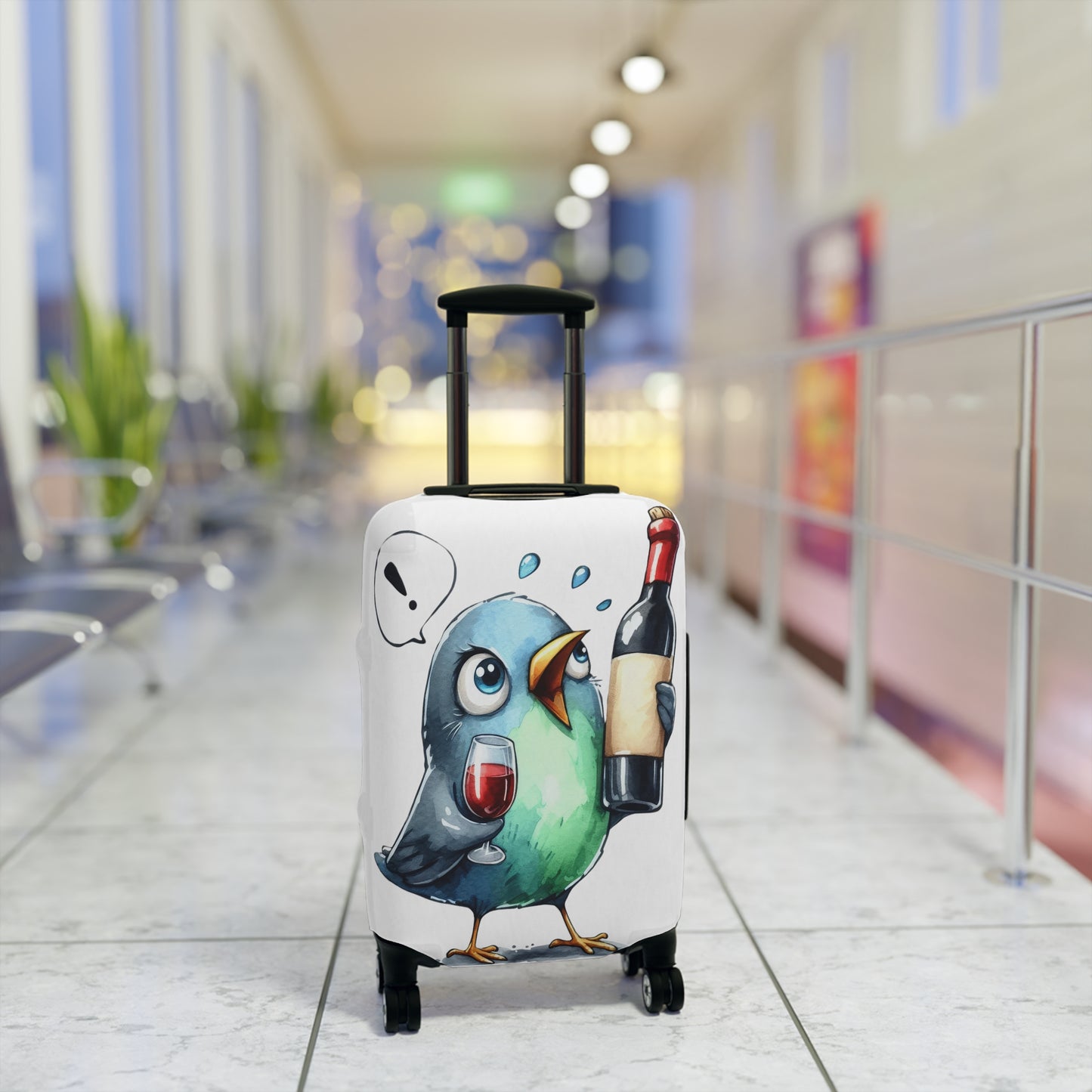 Luggage Cover, Cute Bird, awd-1639