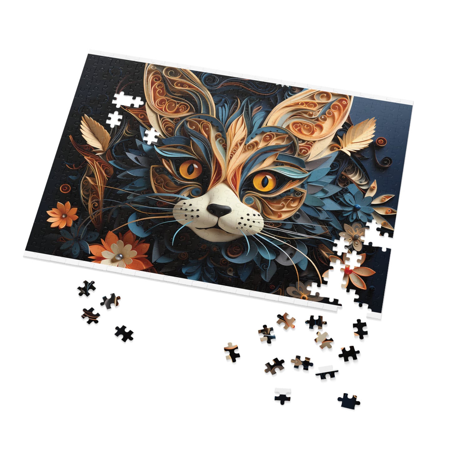 Jigsaw Puzzle, Cat, Personalised/Non-Personalised (30, 110, 252, 500,1000-Piece)