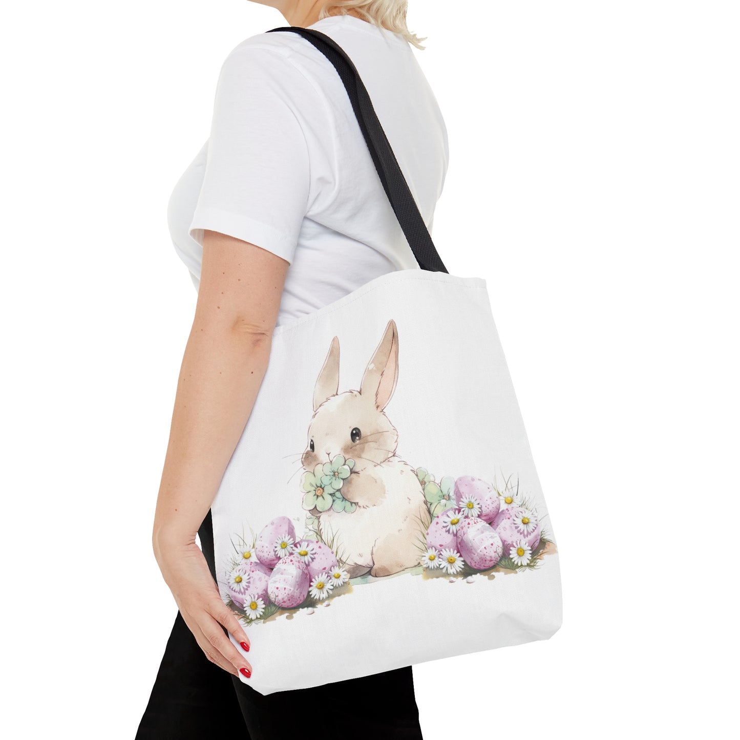 Tote Bag, Easter, Rabbit, Personalised/Non-Personalised Tote bag