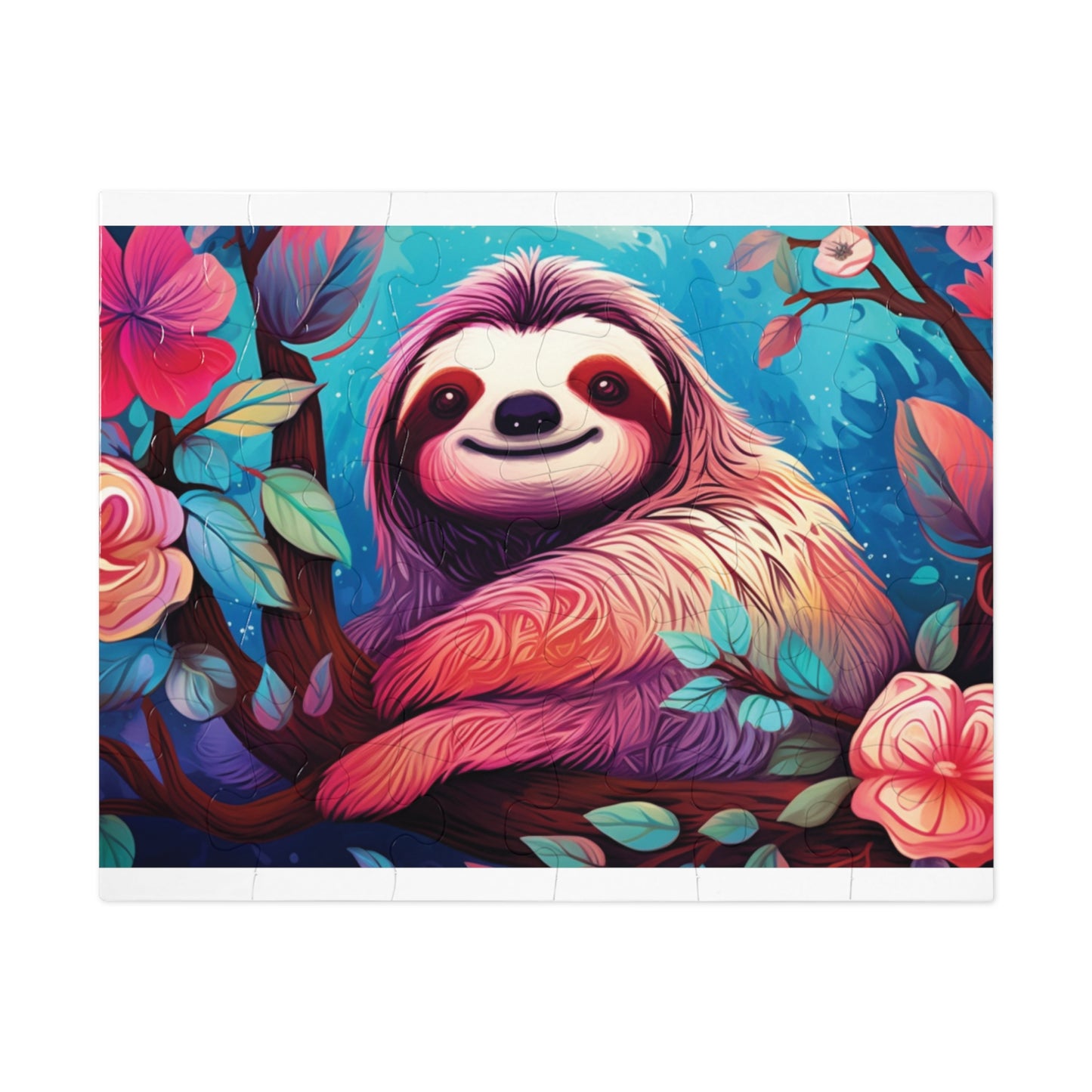 Jigsaw Puzzle, Sloth, Personalised/Non-Personalised (30, 110, 252, 500,1000-Piece)