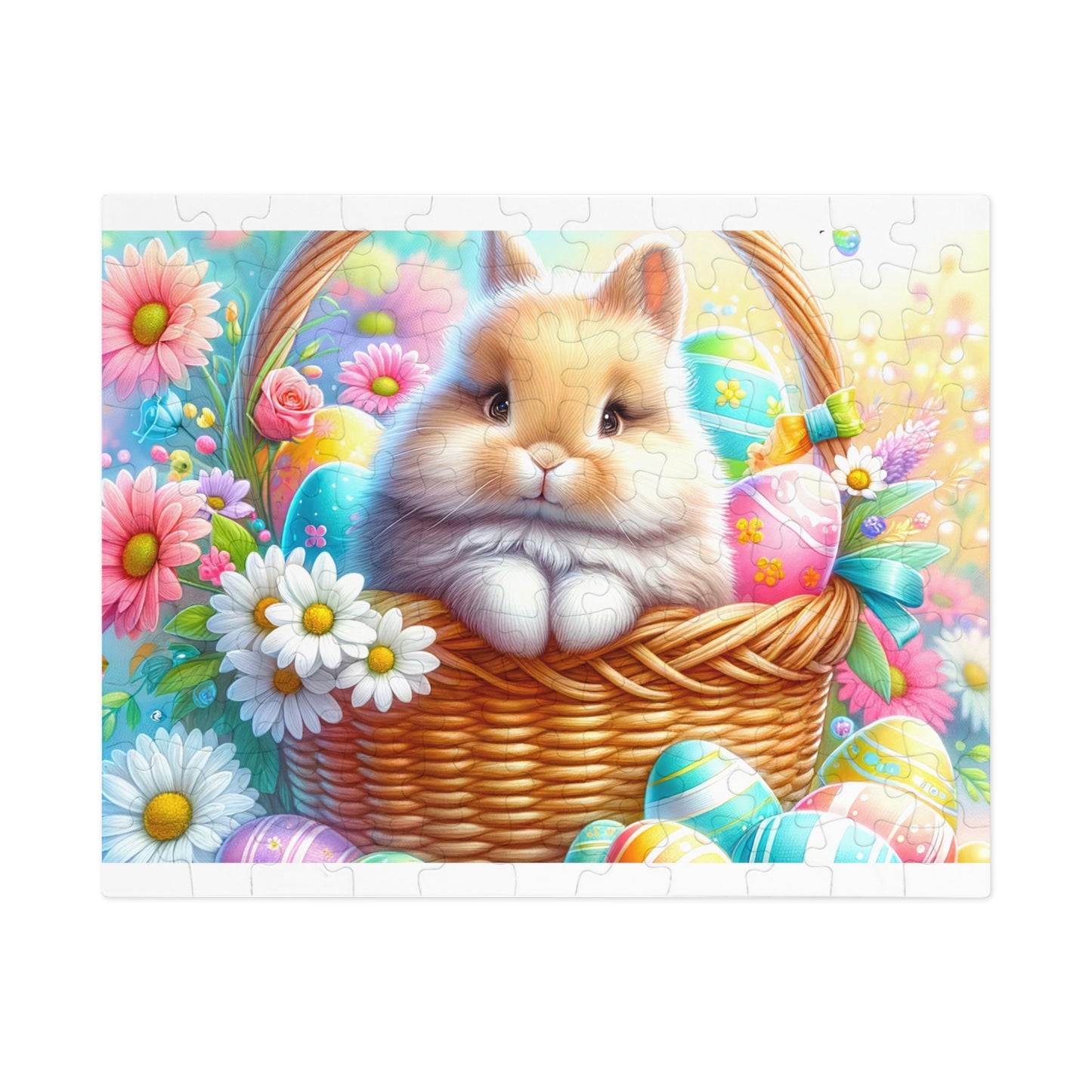 Puzzle, Easter, Rabbit, Personalised/Non-Personalised (30, 110, 252, 500,1000-Piece) awd-621