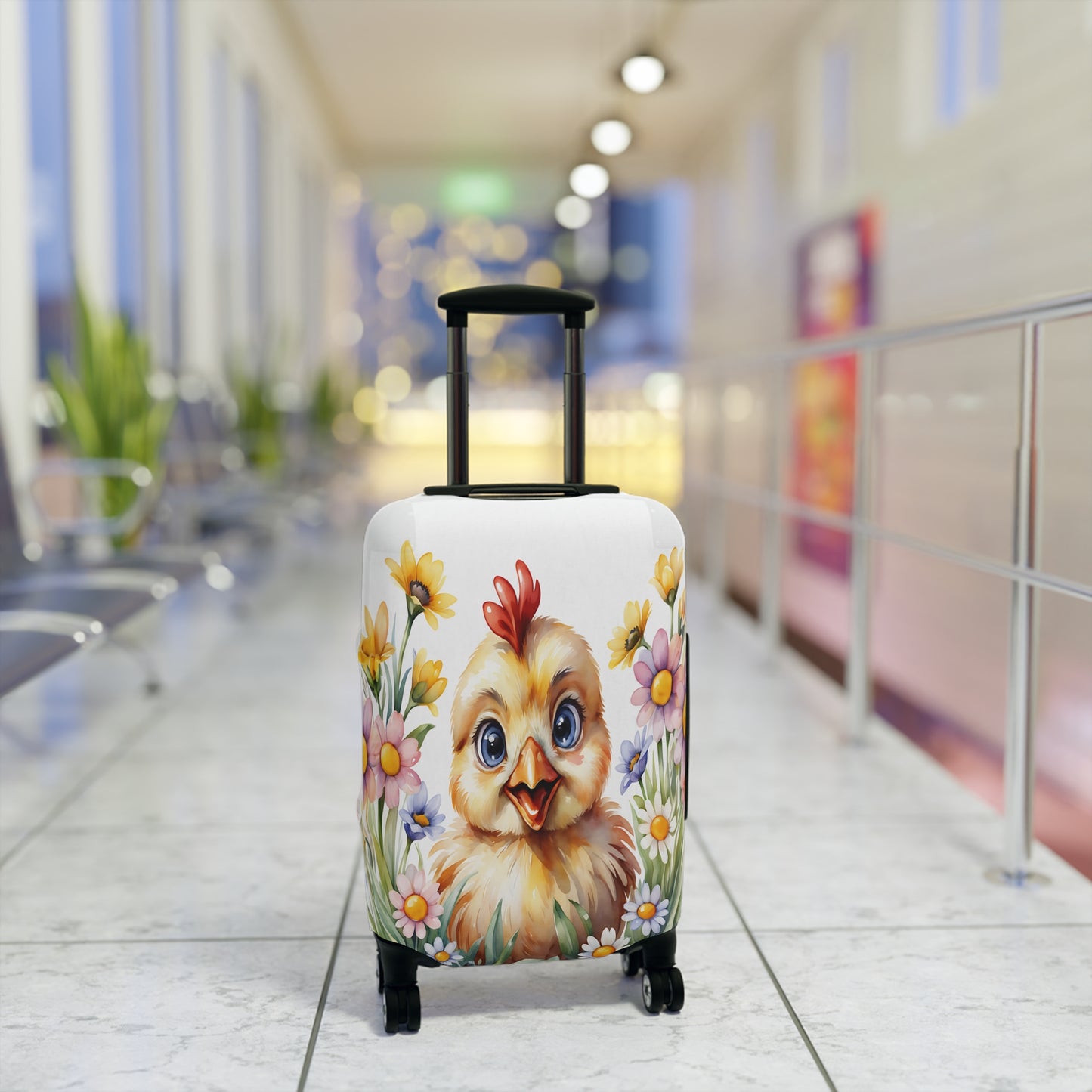 Luggage Cover, Chicken/Rooster, awd-301