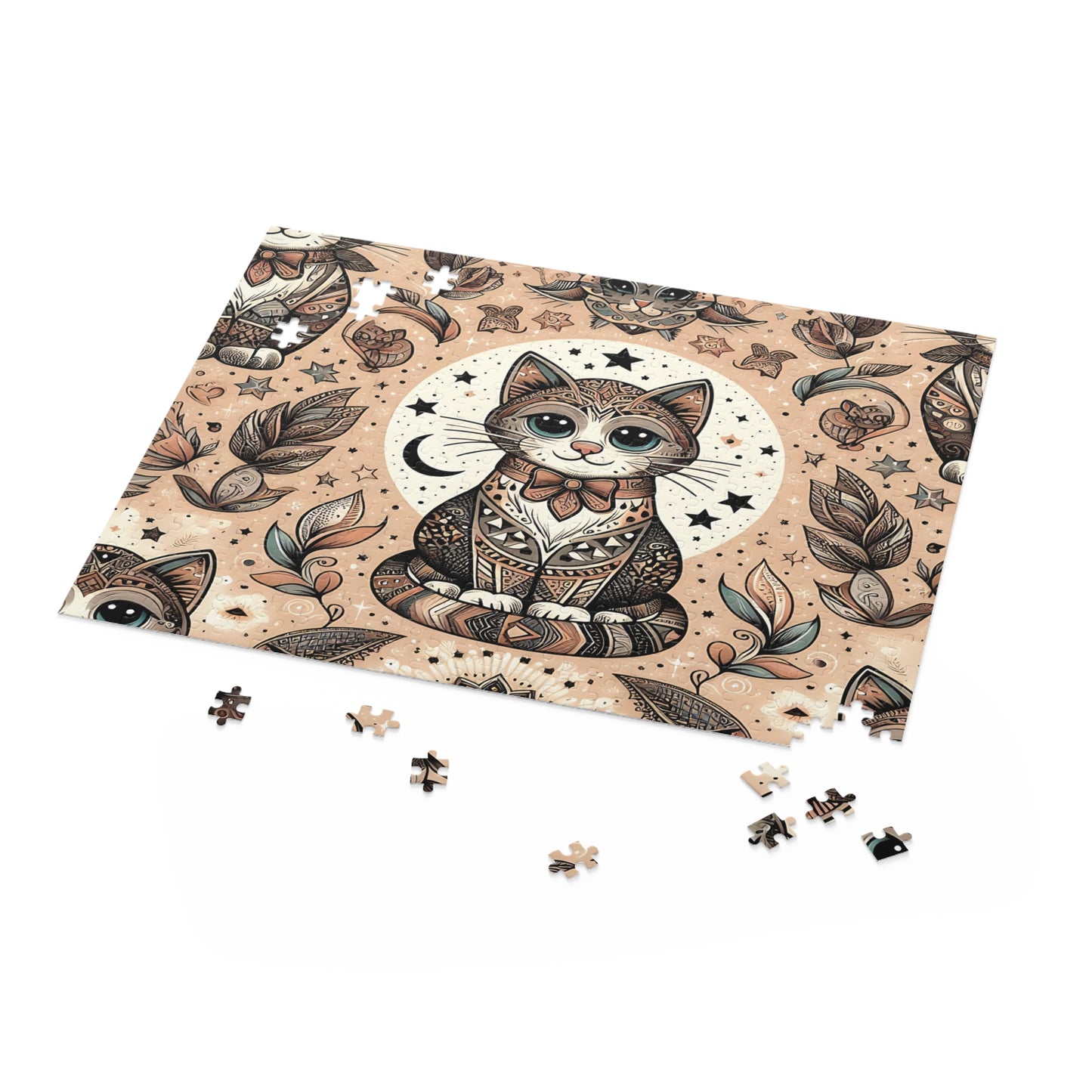 Personalised/Non-Personalised Puzzle, Cats (120, 252, 500-Piece)