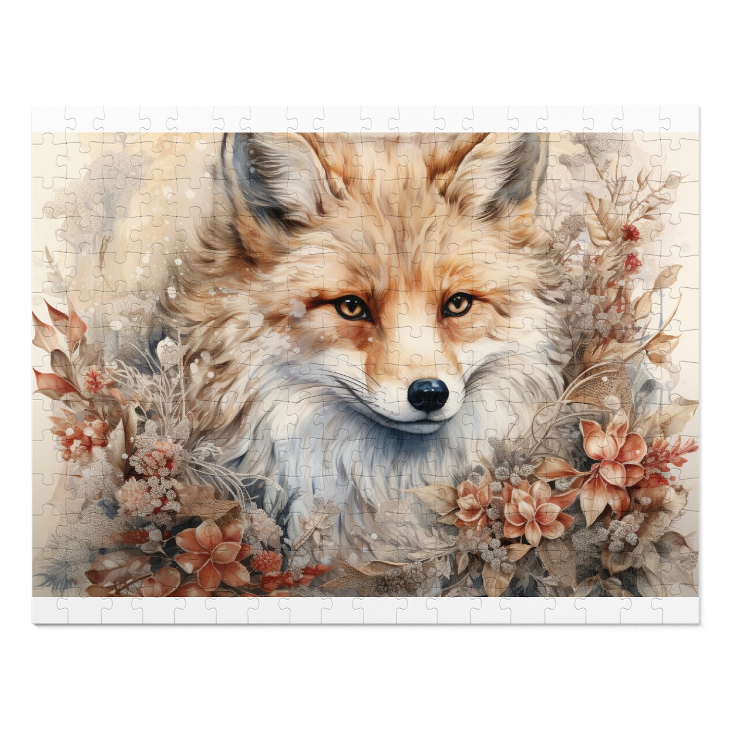 Jigsaw Puzzle, Fox, Personalised/Non-Personalised (30, 110, 252, 500,1000-Piece)