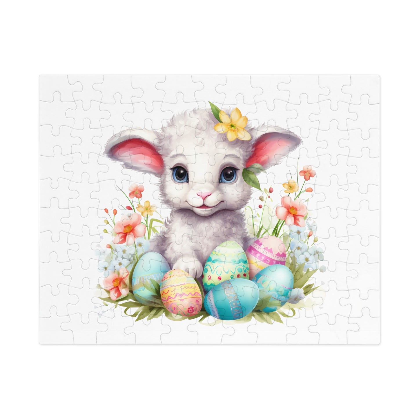 Jigsaw Puzzle, Easter, Lamb, Personalised/Non-Personalised (30, 110, 252, 500,1000-Piece)