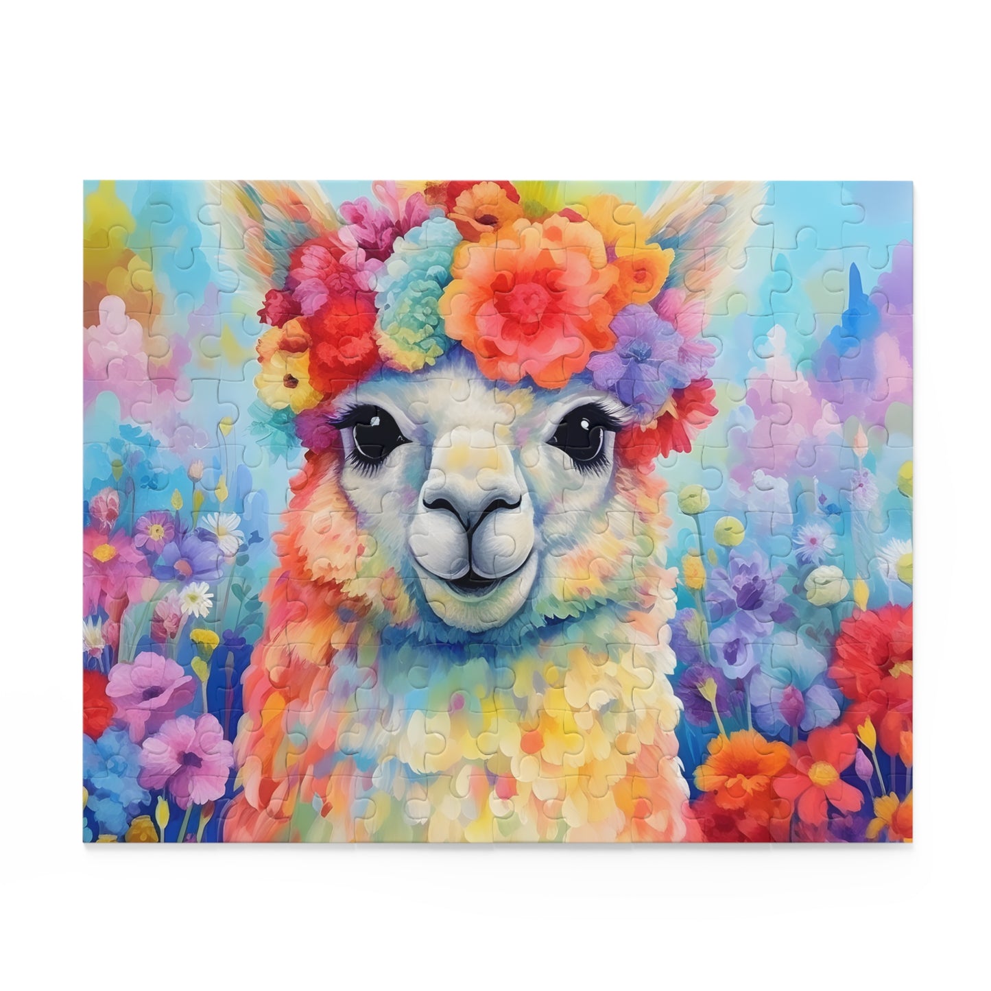 Personalised/Non-Personalised Puzzle, Llama (120, 252, 500-Piece)