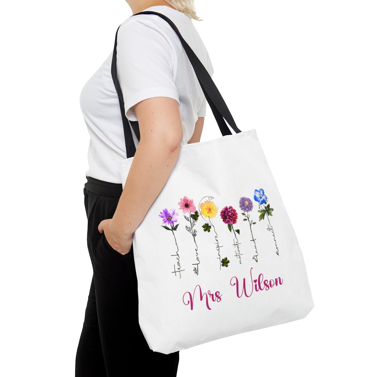 Personalised Tote Bag, Teacher Tote bag