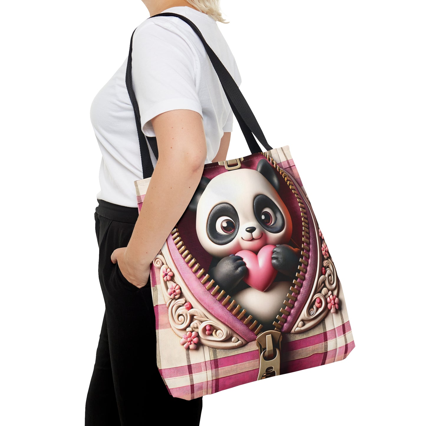 Tote Bag, Panda, Personalised/Non-Personalised Tote bag