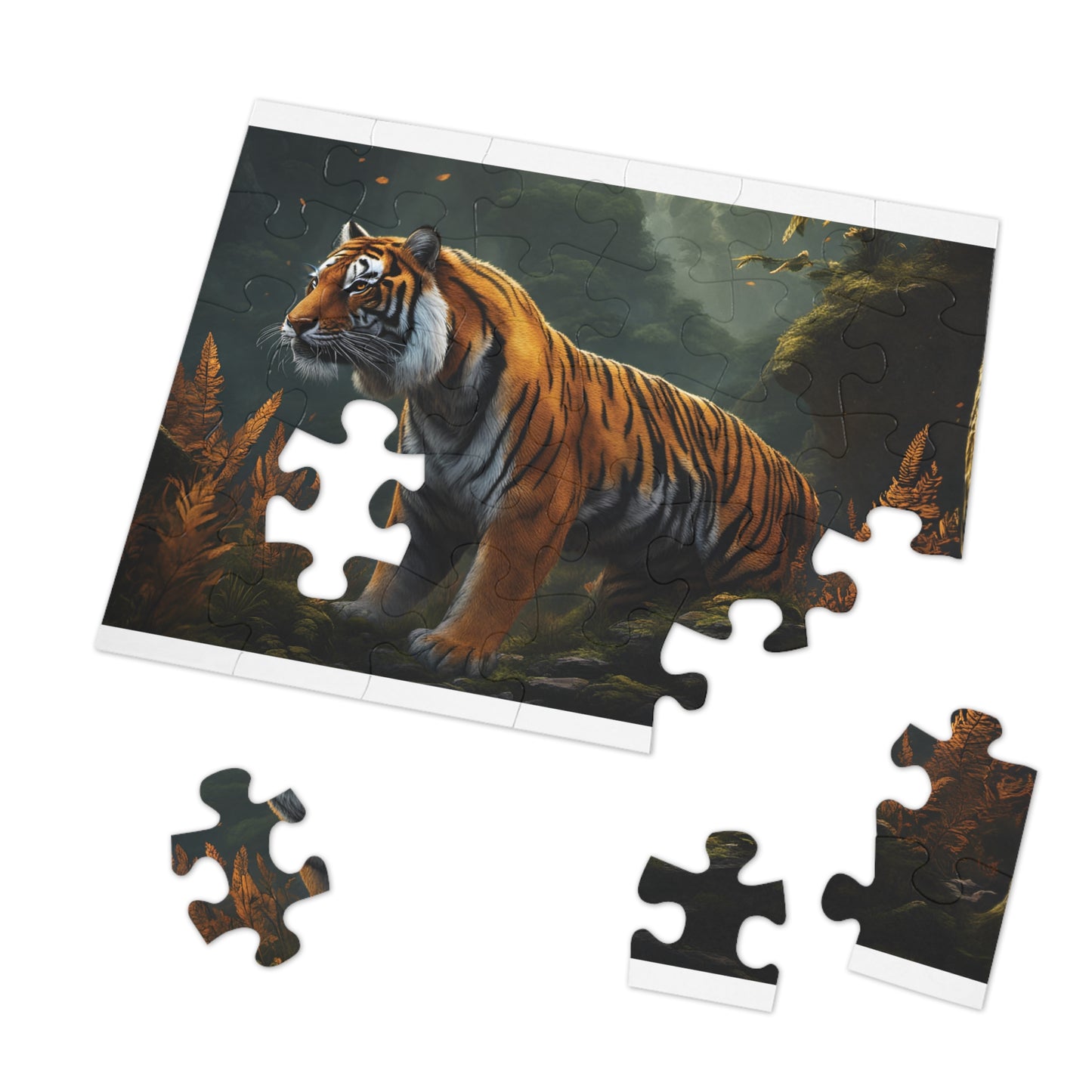 Puzzle, Tiger, Personalised/Non-Personalised (30, 110, 252, 500,1000-Piece)