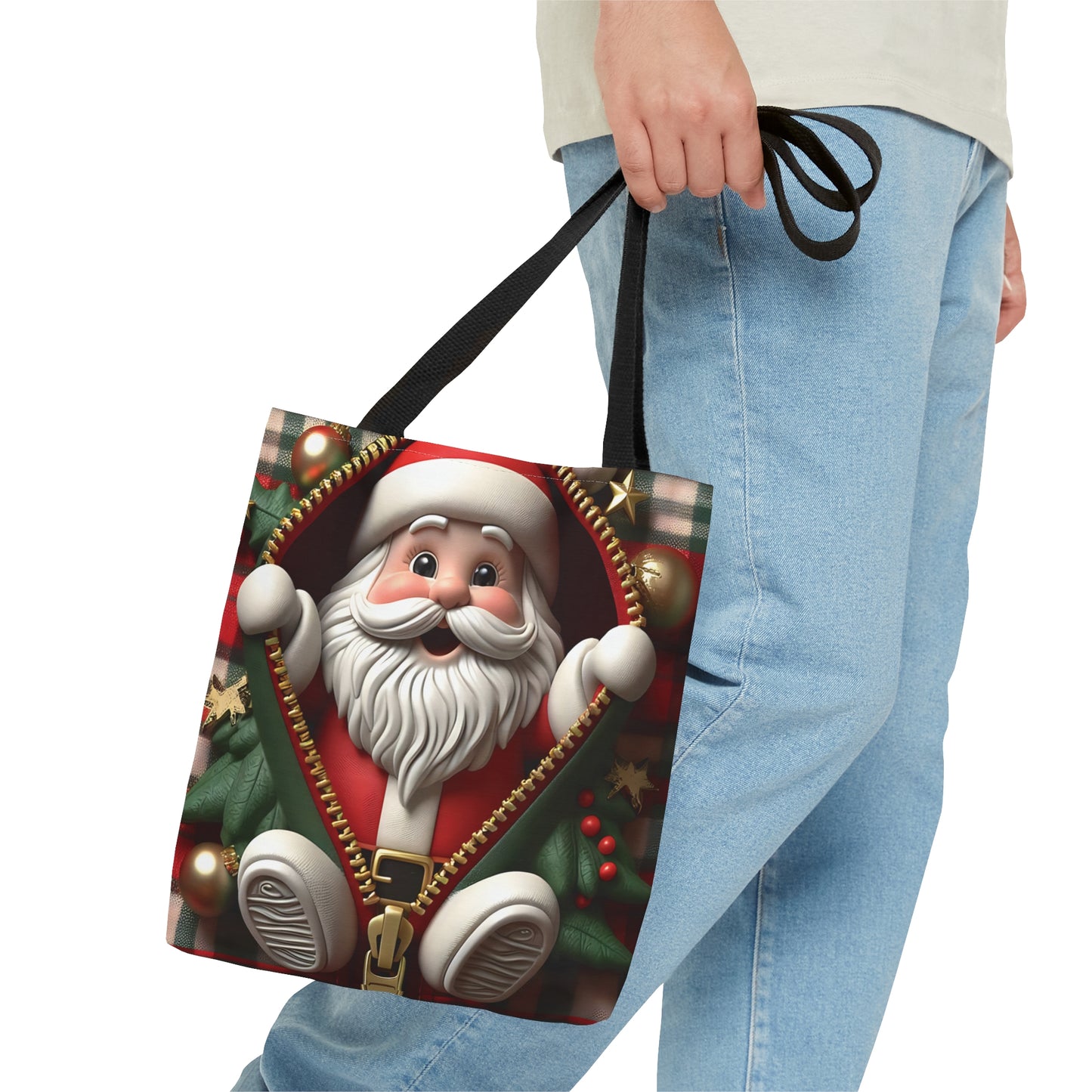 Tote Bag, Christmas, Santa, Personalised/Non-Personalised Tote bag