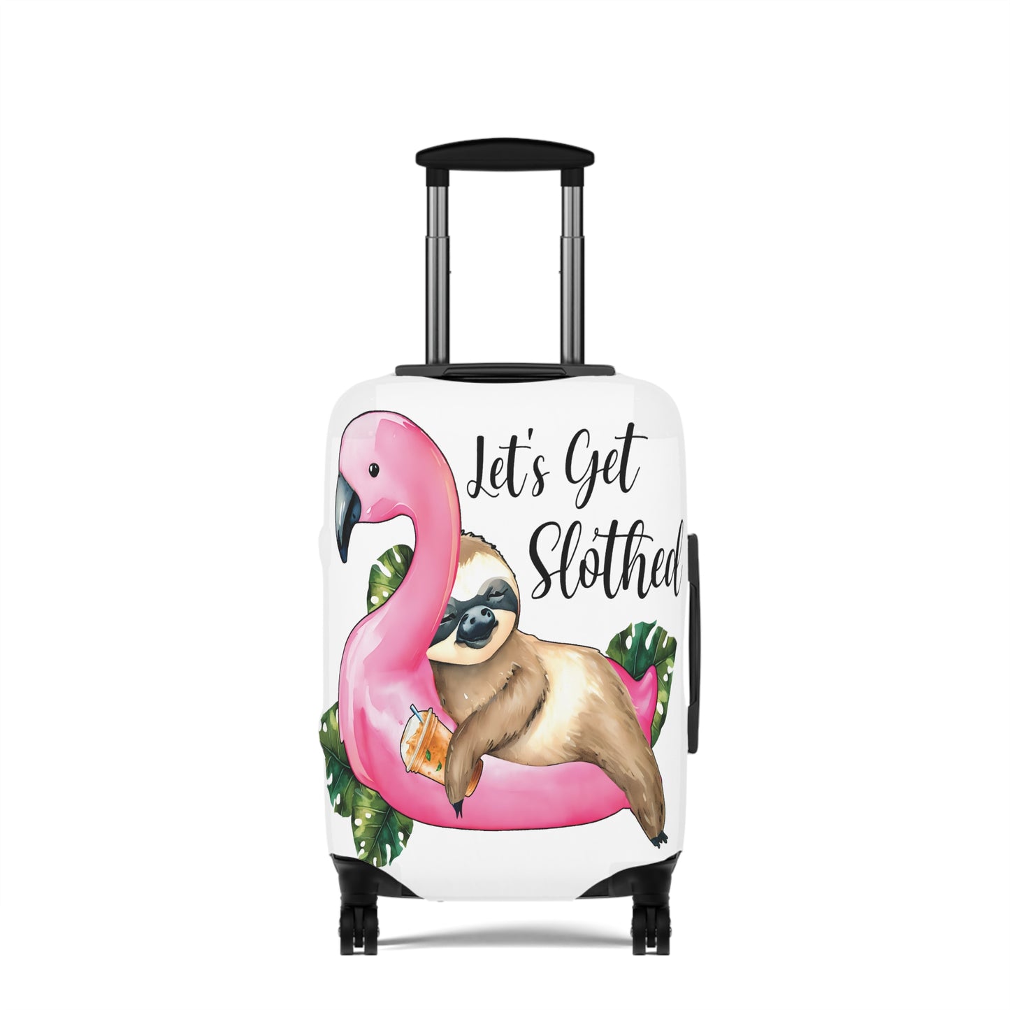 Luggage Cover, Sloth, Let's get slothed, awd-1057