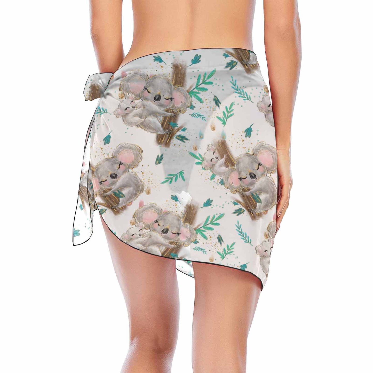 Australian Animals Koala  Women's Beach Sarong Wrap