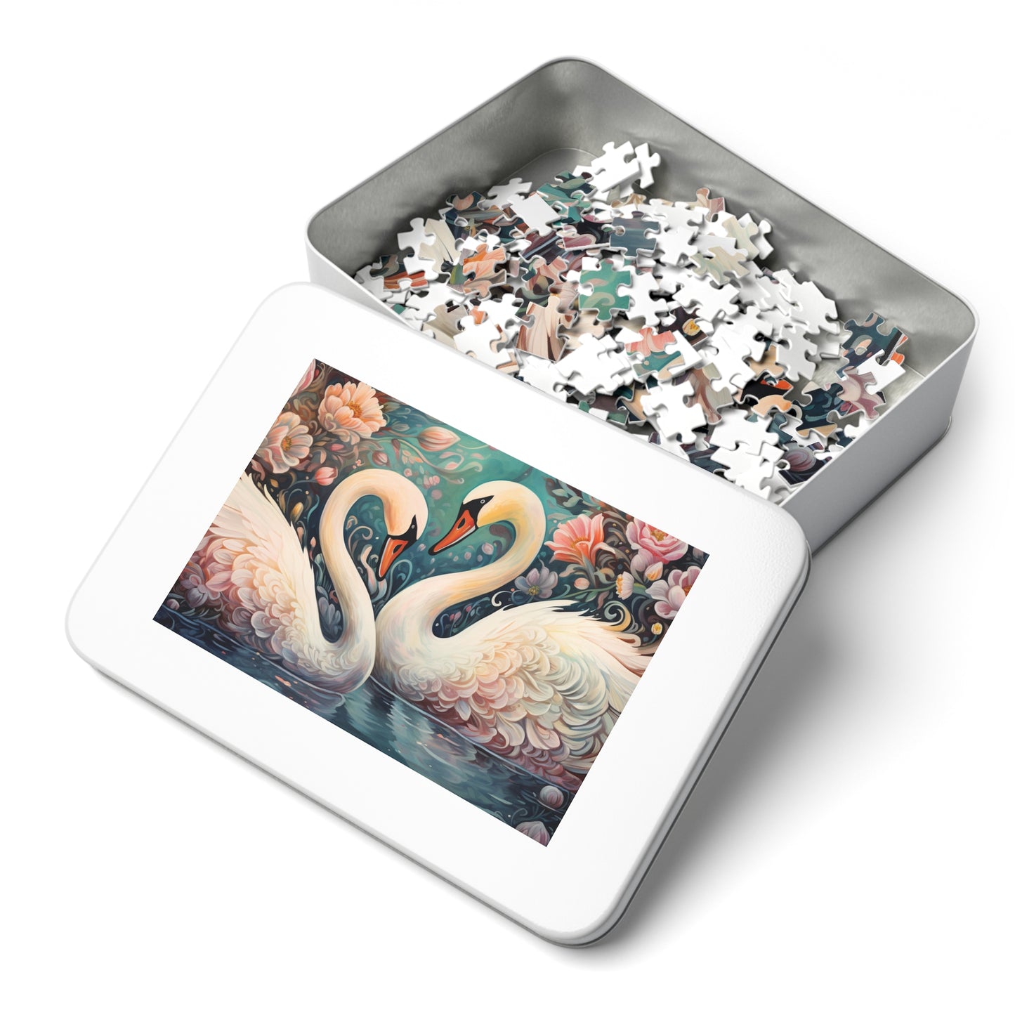 Jigsaw Puzzle, Swan, Personalised/Non-Personalised (30, 110, 252, 500,1000-Piece)