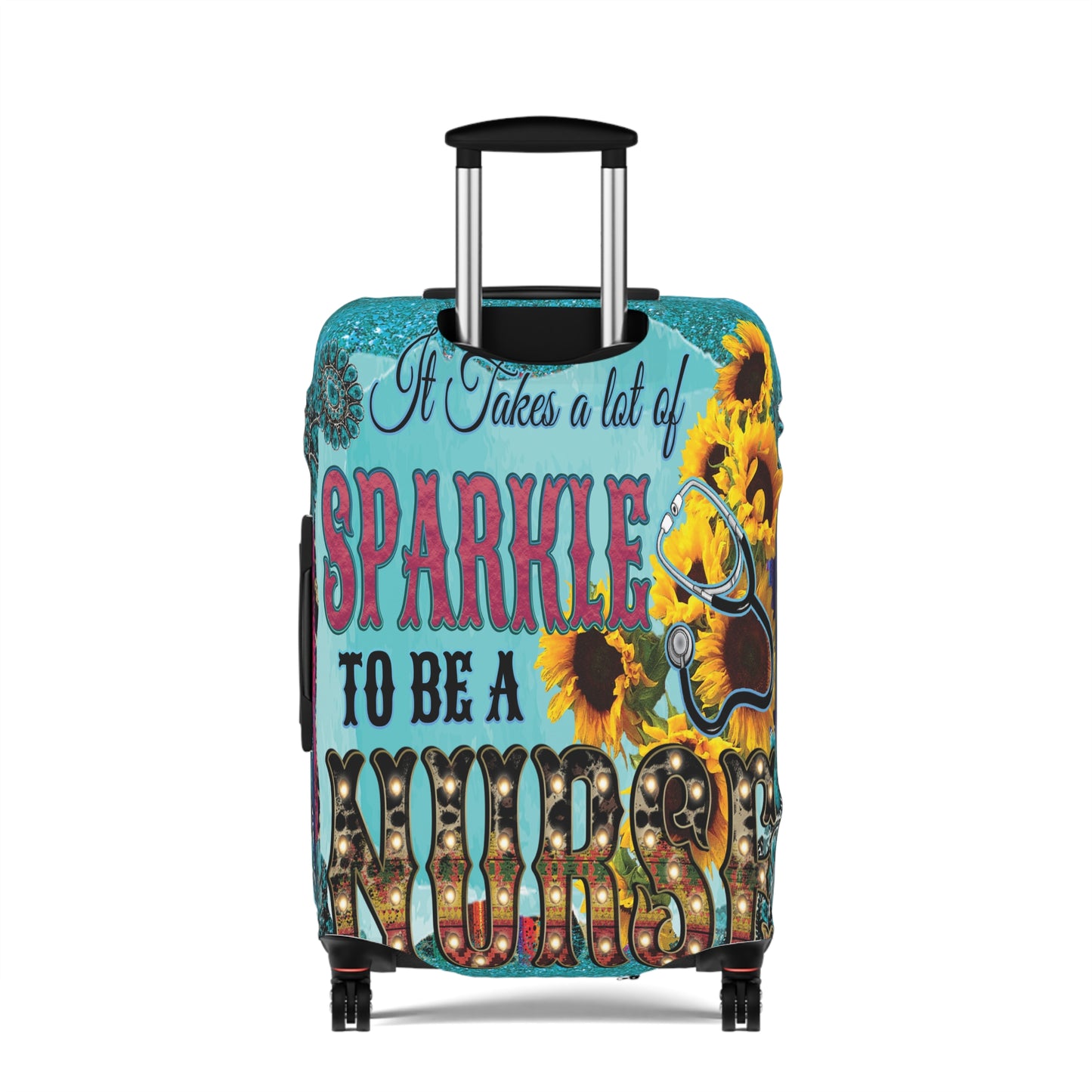 Luggage Cover, It takes a lot of sparkle to be a Nurse, awd-037