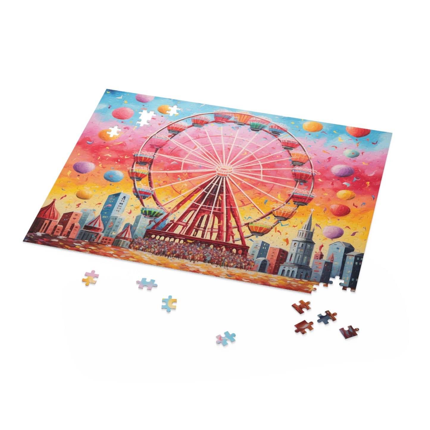 Personalised/Non-Personalised Puzzle, Carnival (120, 252, 500-Piece)