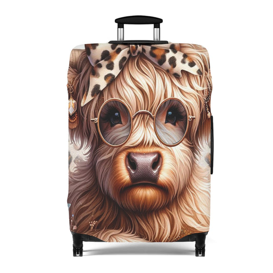 Luggage Cover, Highland Cow, awd-1410