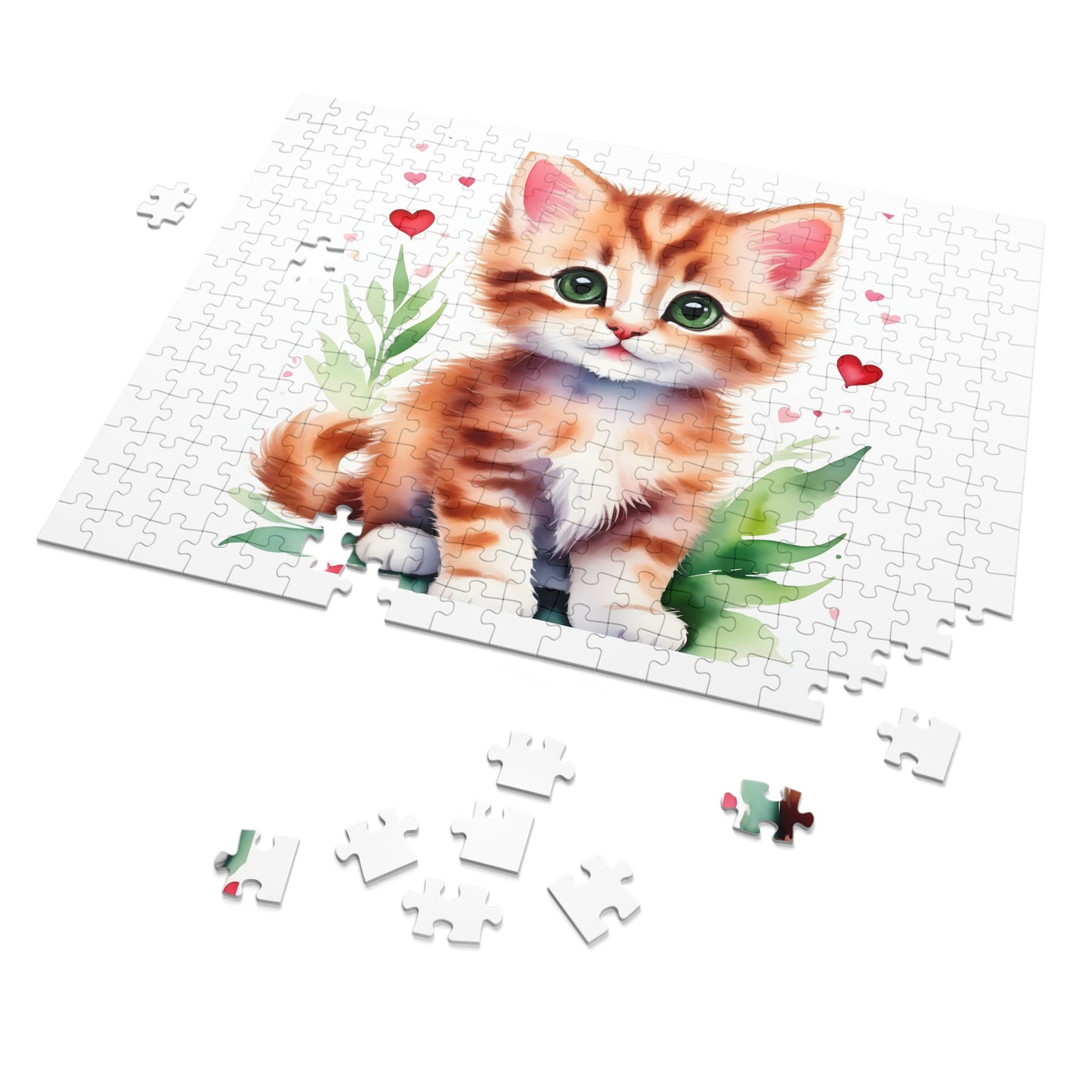 Jigsaw Puzzle, Cat, Personalised/Non-Personalised (30, 110, 252, 500,1000-Piece)