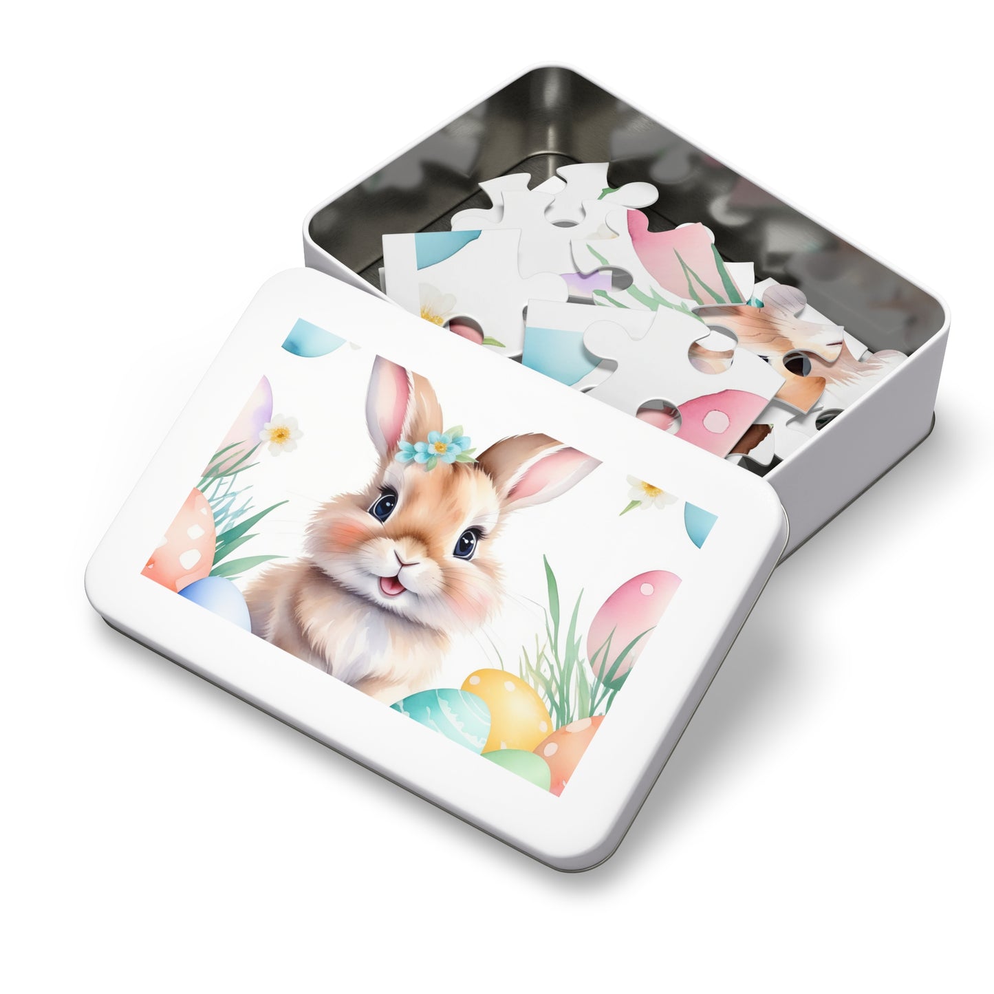 Puzzle, Easter, Rabbit, Personalised/Non-Personalised (30, 110, 252, 500,1000-Piece) awd-651