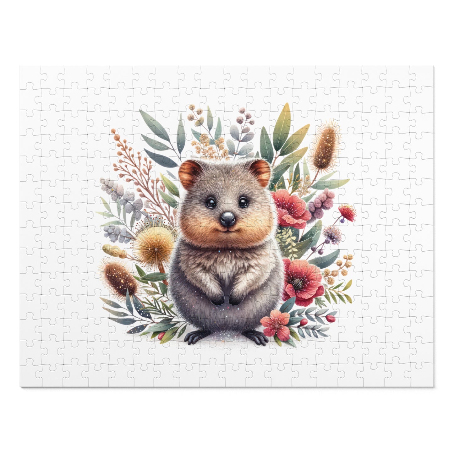 Jigsaw Puzzle in Tin, Australian Animals, Quokka, Personalised/Non-Personalised, awd-1327 (30, 110, 252, 500,1000-Piece)