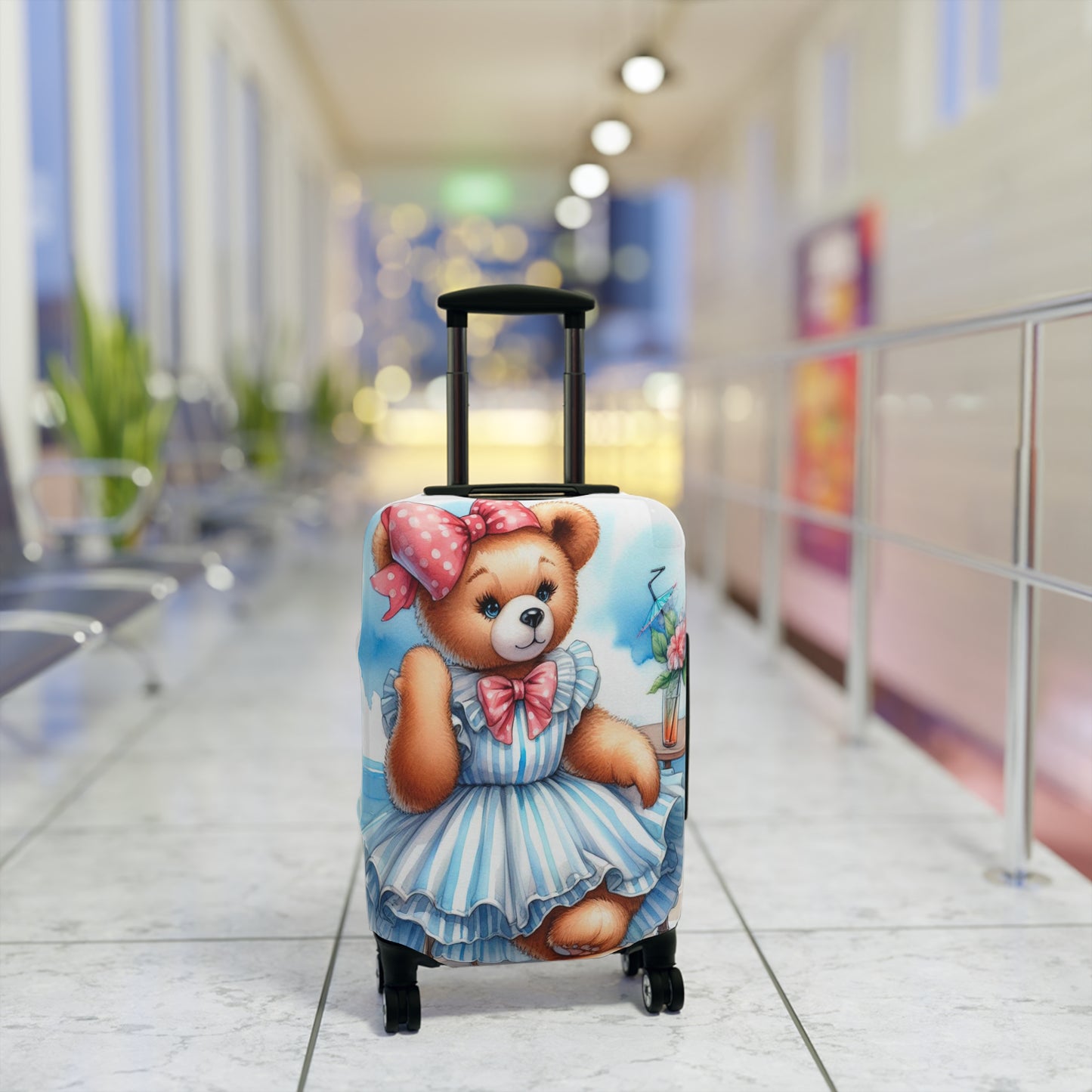 Luggage Cover, Teddy Bear, awd-3030