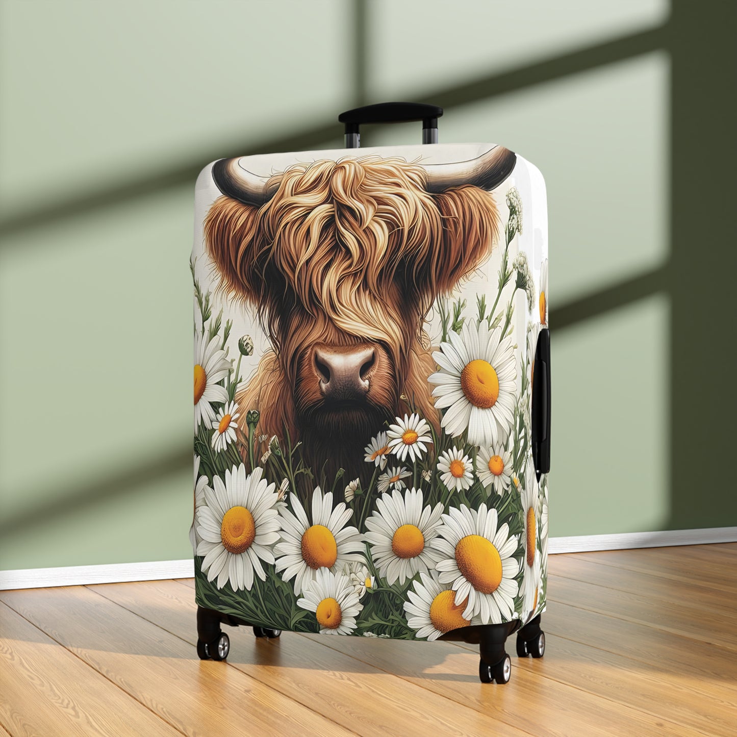 Luggage Cover, Highland Cow, awd-443