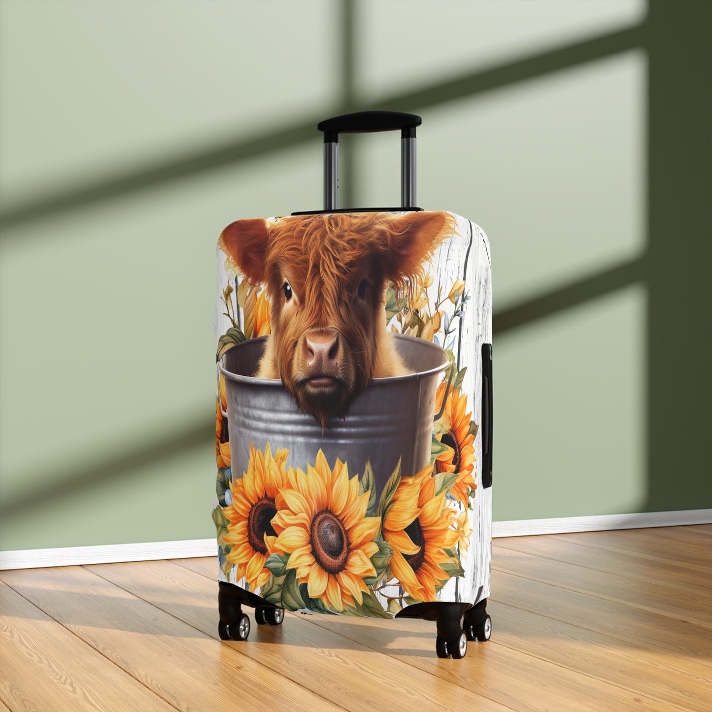 Luggage Cover, Highland Cow, awd-225