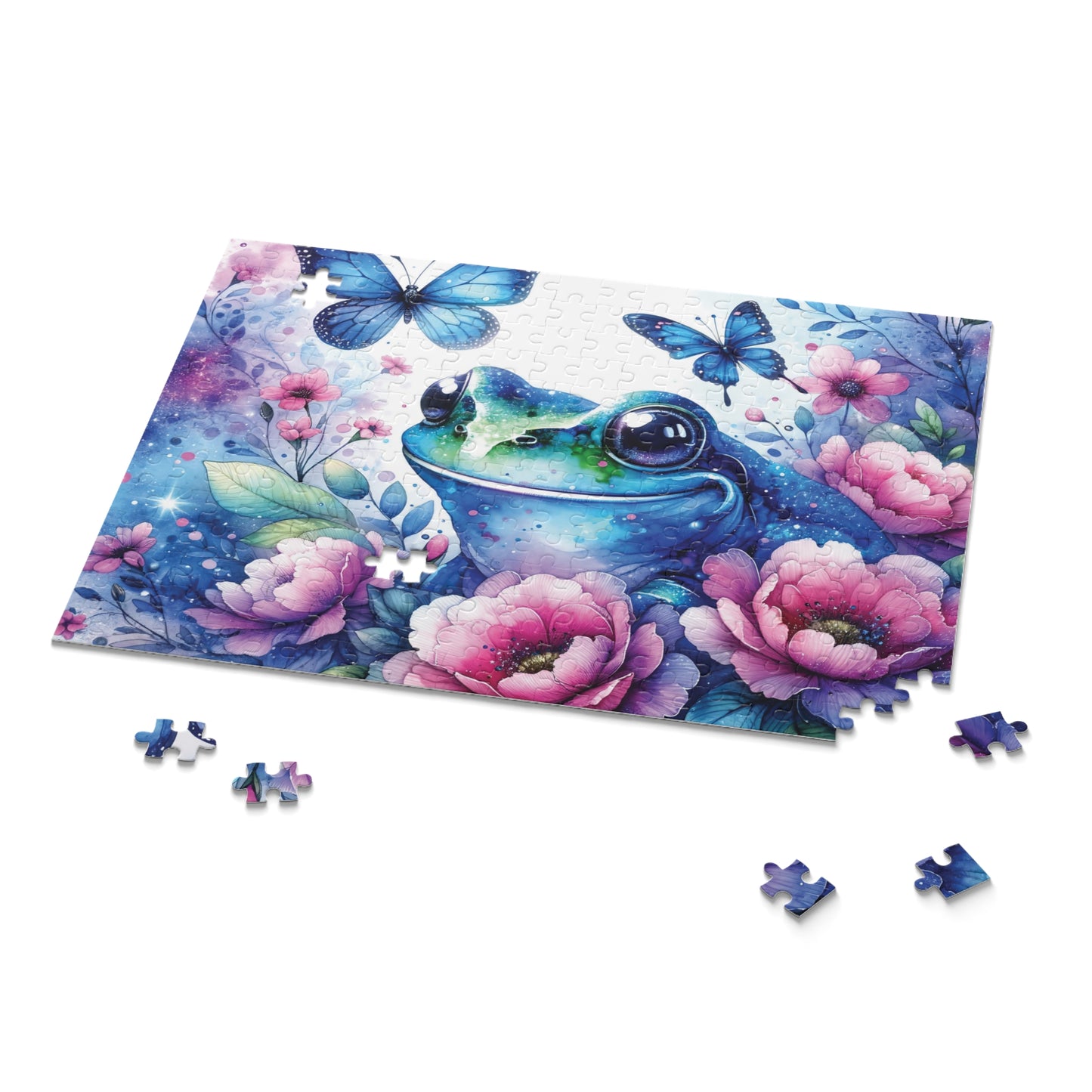 Personalised/Non-Personalised Puzzle, Frog (120, 252, 500-Piece)