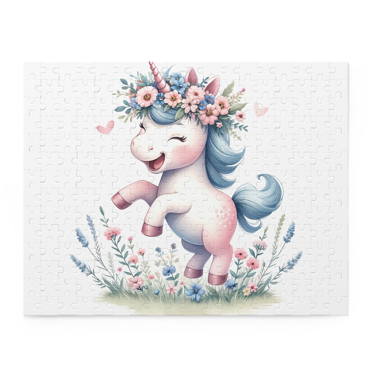 Personalised/Non-Personalised Puzzle, Unicorn (120, 252, 500-Piece)