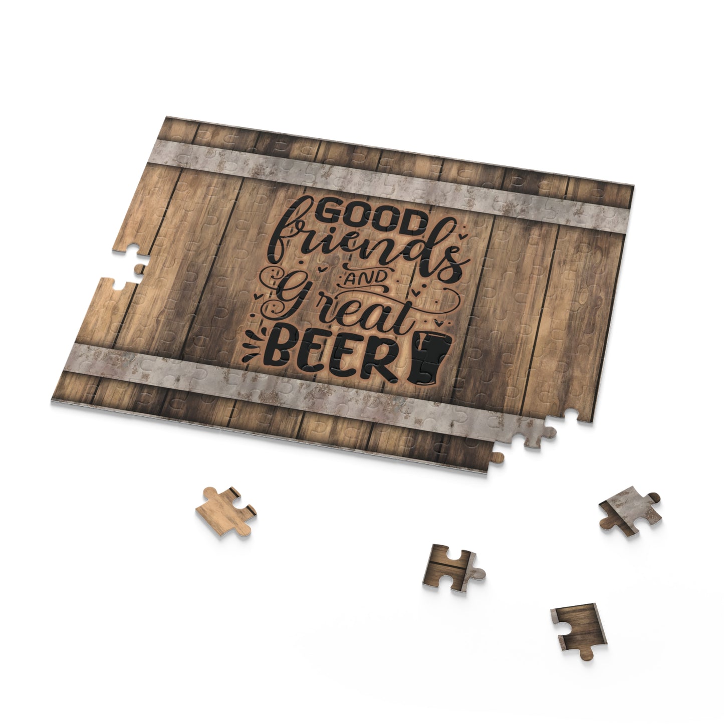 Puzzle, Good Friends Great Beer  (120, 252, 500-Piece) awd-567