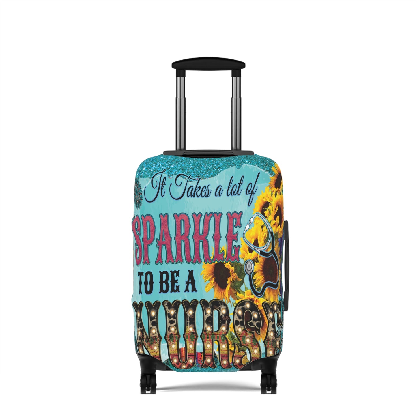 Luggage Cover, It takes a lot of sparkle to be a Nurse, awd-037