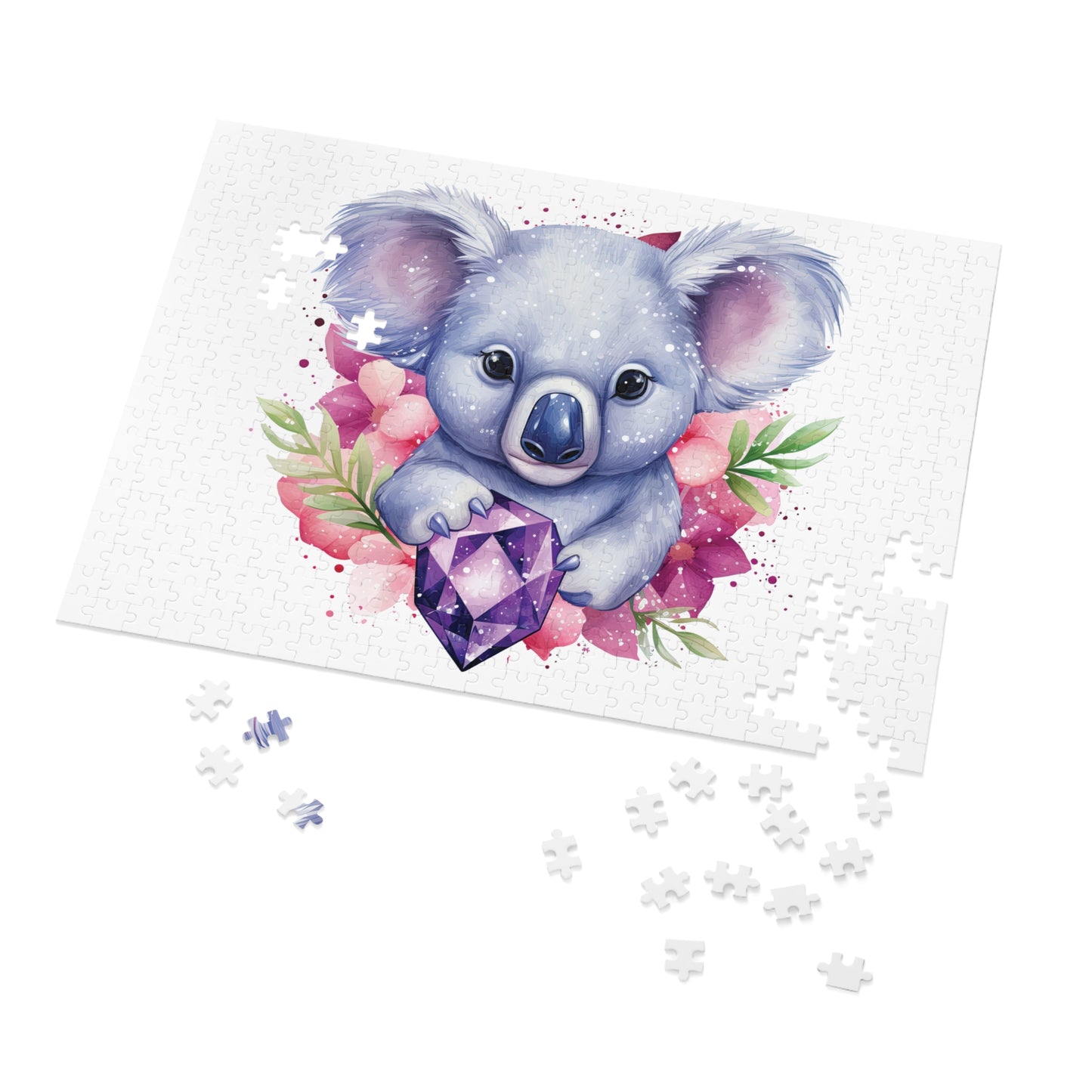 Jigsaw Puzzle in Tin, Australian Animals, Koala, Personalised/Non-Personalised, awd-507 (30, 110, 252, 500,1000-Piece)