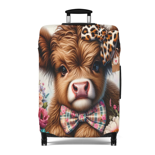 Luggage Cover, Highland Cow, awd-5009