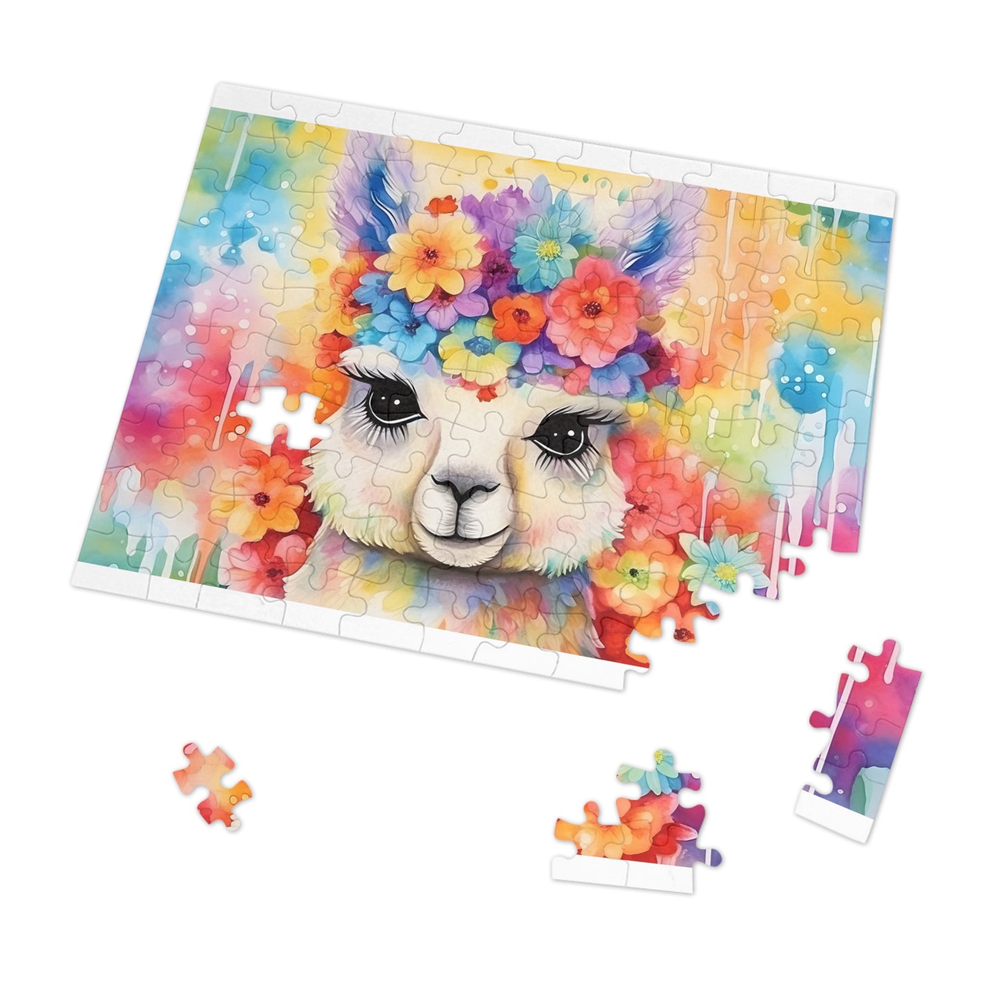 Jigsaw Puzzle, Llama, Personalised/Non-Personalised (30, 110, 252, 500,1000-Piece)