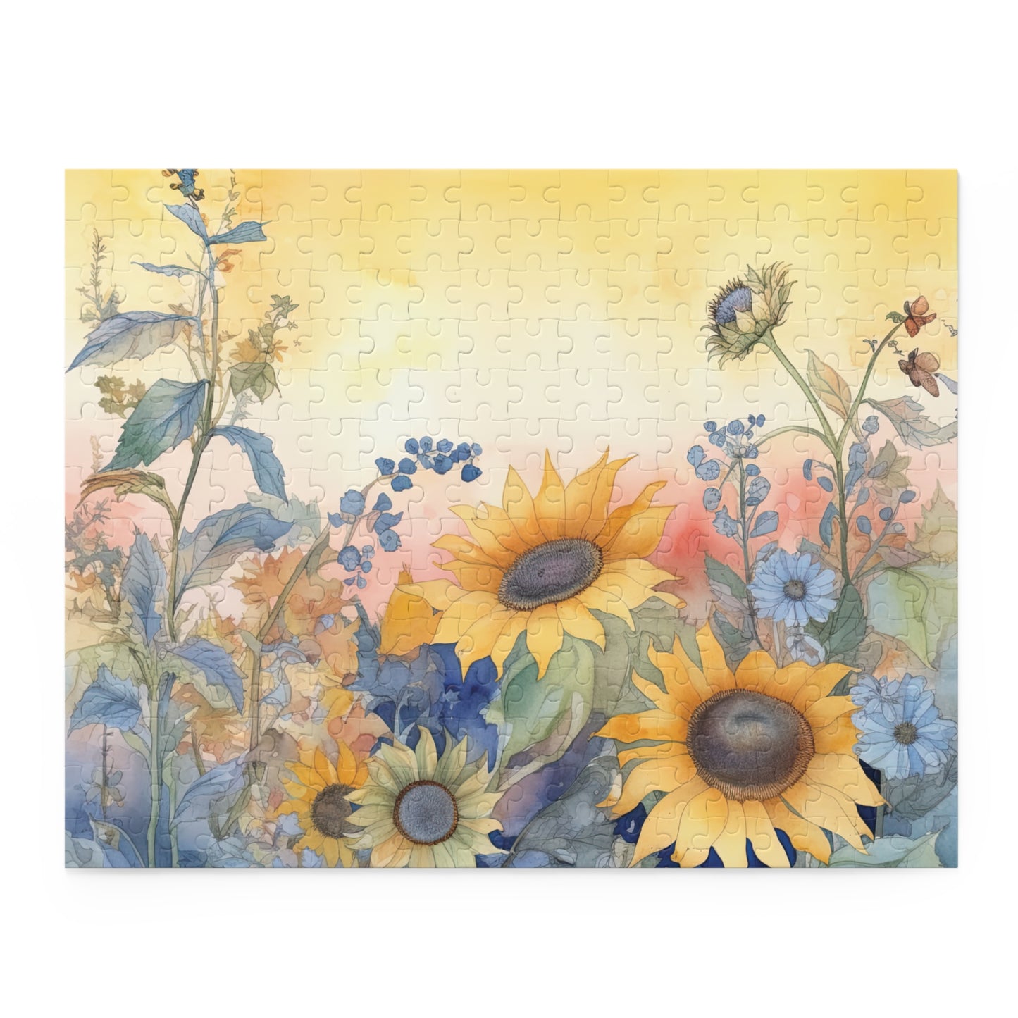 Personalised/Non-Personalised Puzzle, Floral (120, 252, 500-Piece)