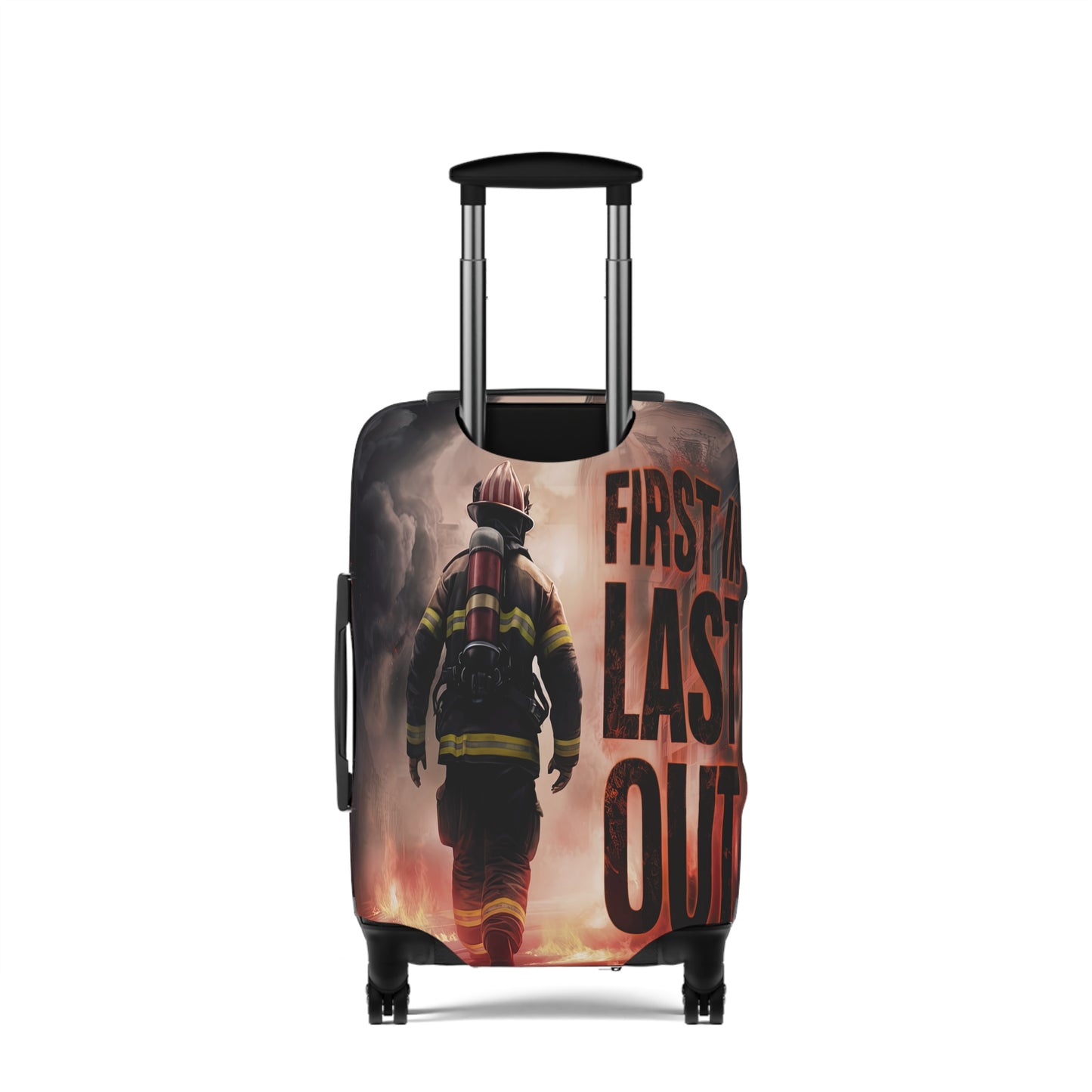 Luggage Cover, Fireman, First in Last Out, awd-1670