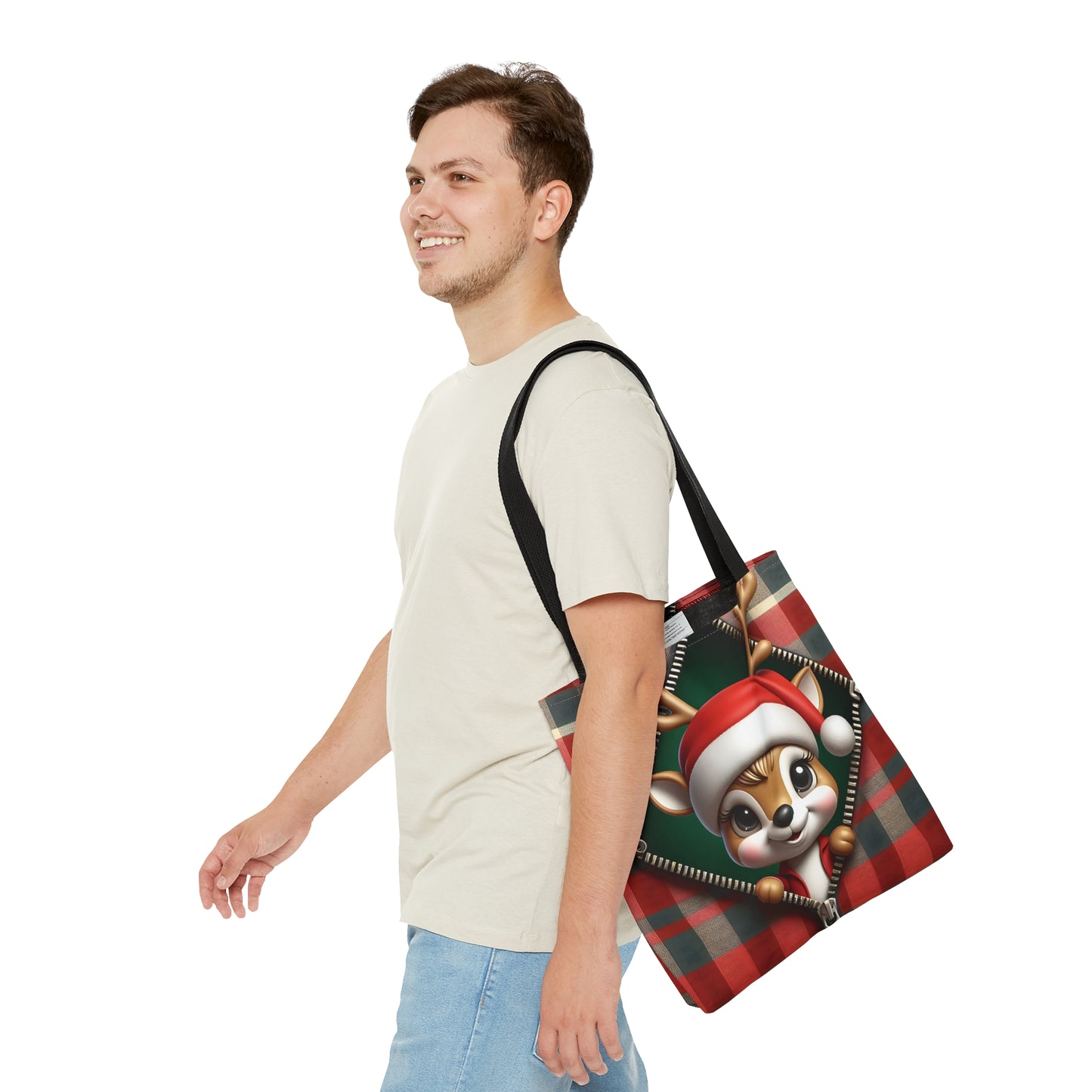 Tote Bag, Christmas Reindeer