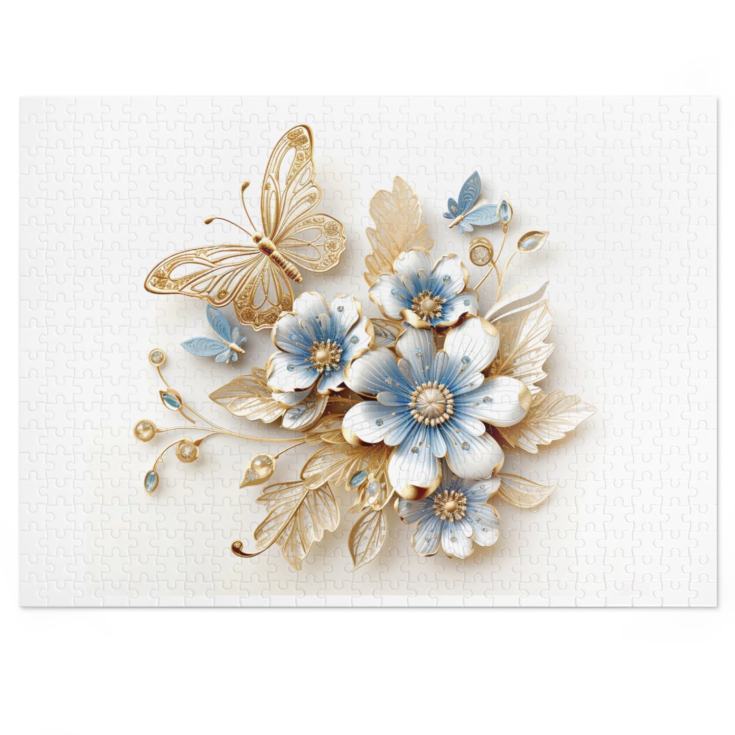 Jigsaw Puzzle, Floral, Personalised/Non-Personalised (30, 110, 252, 500,1000-Piece)