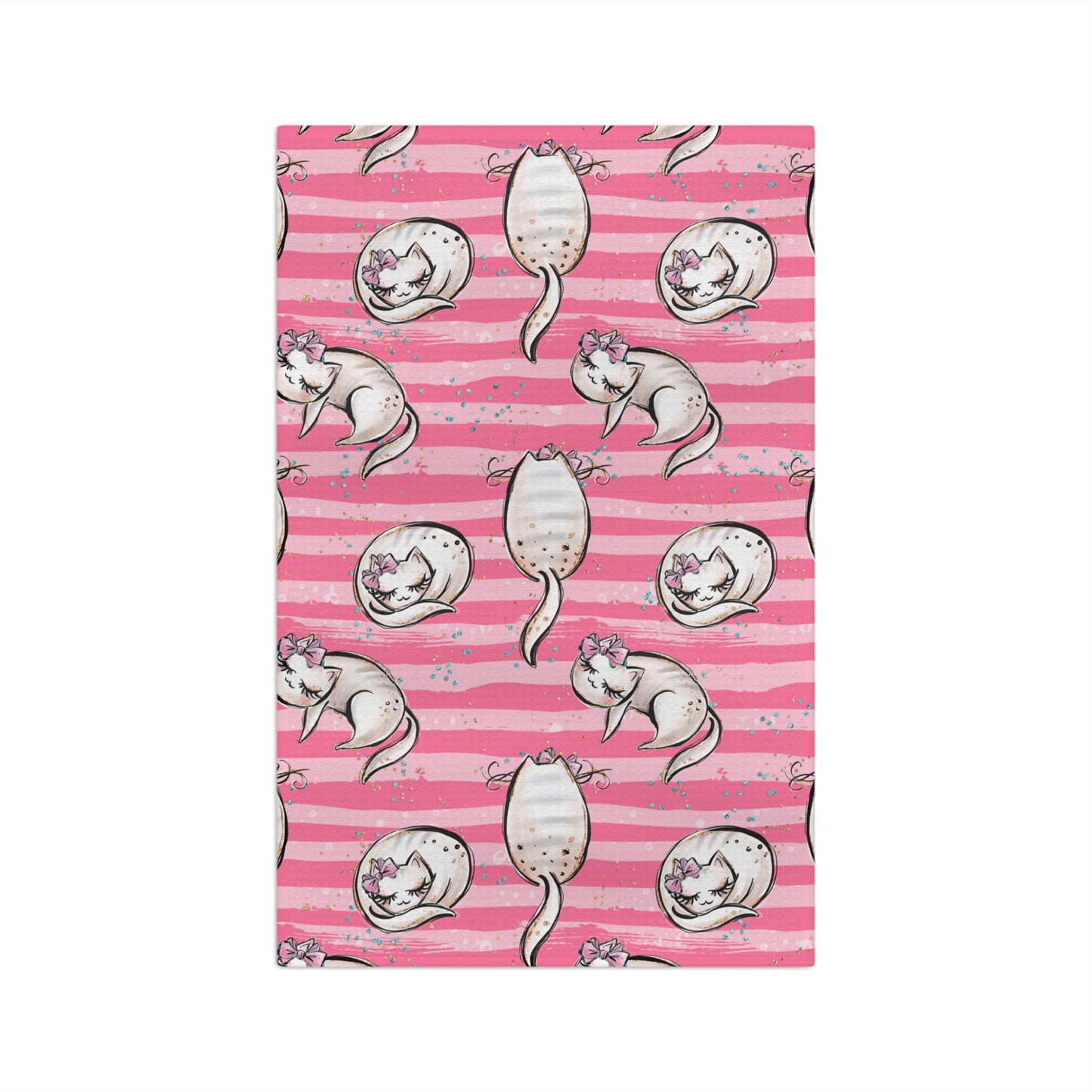 Microfiber Tea Towel Cats