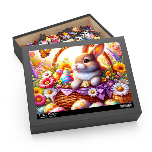 Puzzle, Easter, Rabbit  (120, 252, 500-Piece) awd-617