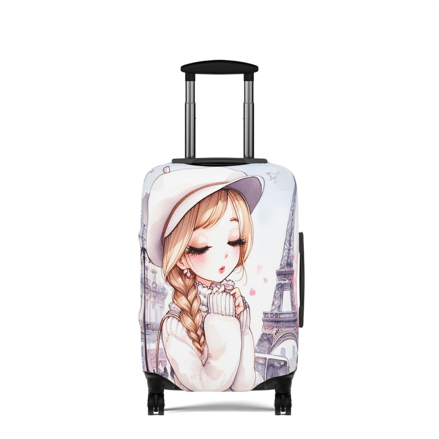 Luggage Cover, Just a Girl Who loves Travelling, awd-2101