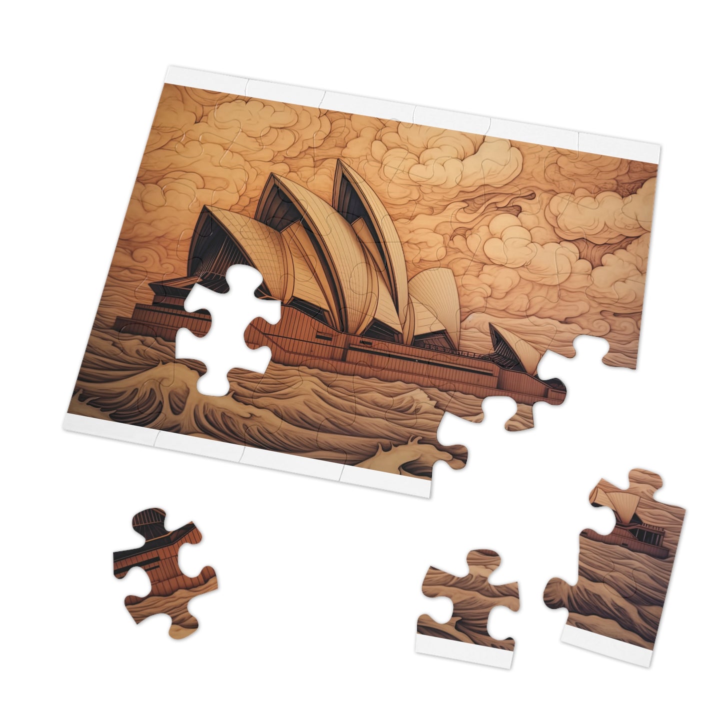 Jigsaw Puzzle, Sydney, Opera House, Australia, Personalised/Non-Personalised (30, 110, 252, 500,1000-Piece)