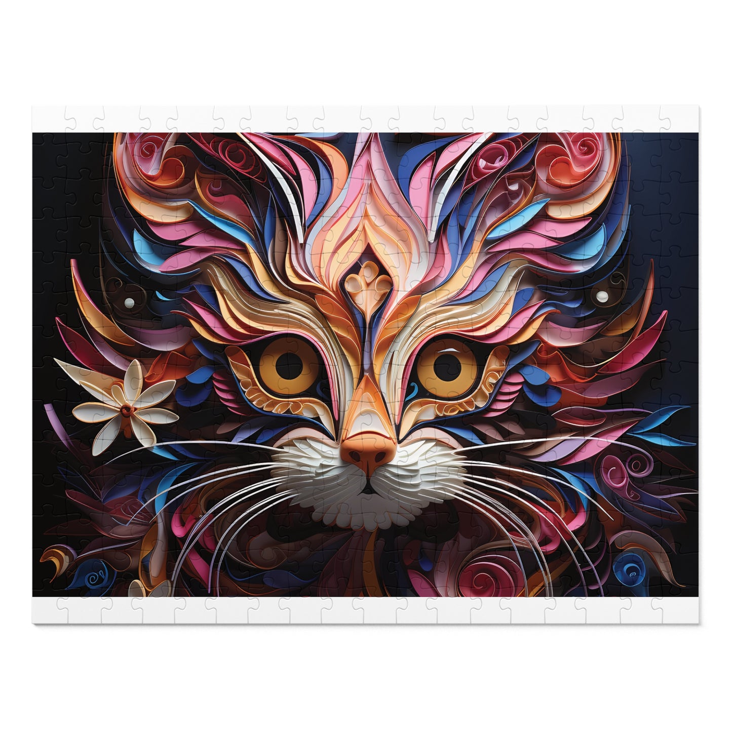 Jigsaw Puzzle, Cat, Personalised/Non-Personalised (30, 110, 252, 500,1000-Piece)