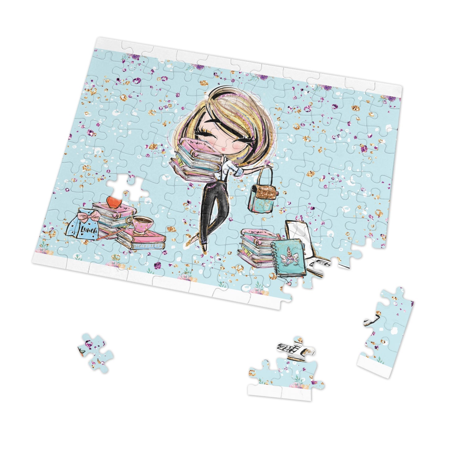 Jigsaw Puzzle, Teacher, Personalised/Non-Personalised (30, 110, 252, 500,1000-Piece)