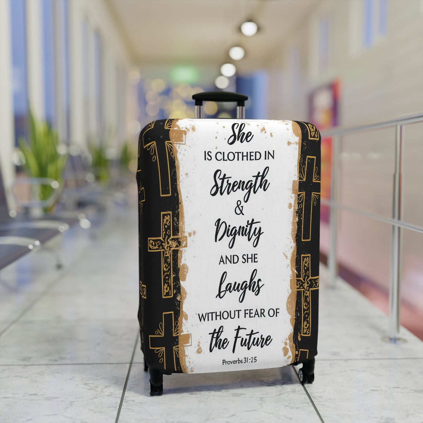 Luggage Cover, Bible Verse, awd-1476