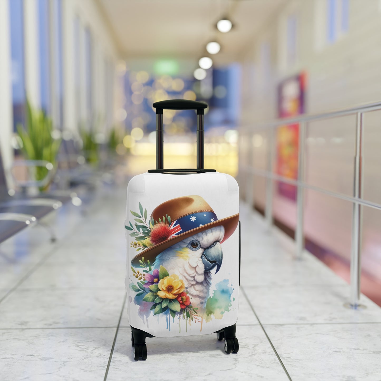 Luggage Cover, Cockatoo, awd-1335