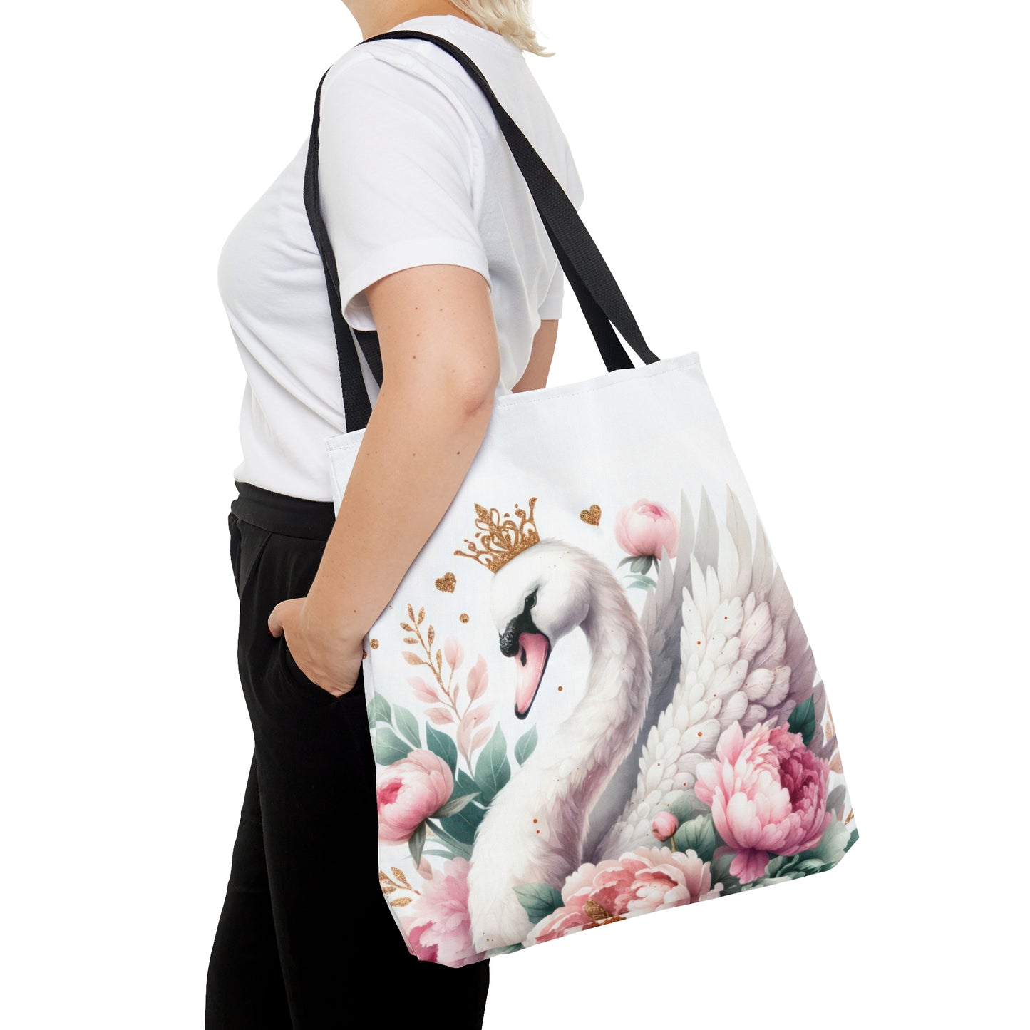 Tote Bag, Swan, Personalised/Non-Personalised Tote bag