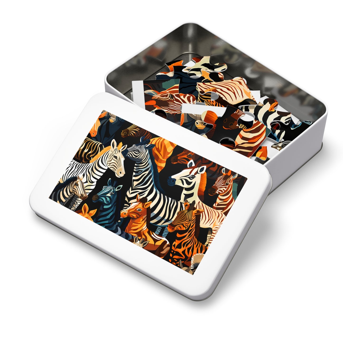 Jigsaw Puzzle, Zebra, Personalised/Non-Personalised (30, 110, 252, 500,1000-Piece)