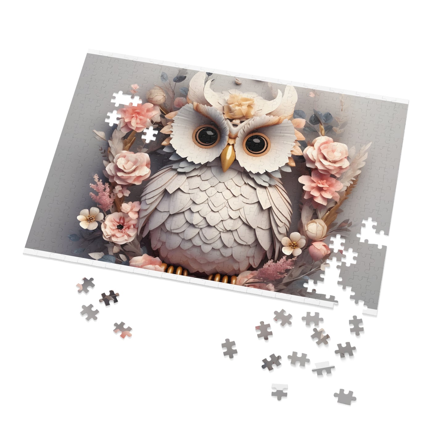 Jigsaw Puzzle, Owl, Personalised/Non-Personalised (30, 110, 252, 500,1000-Piece)