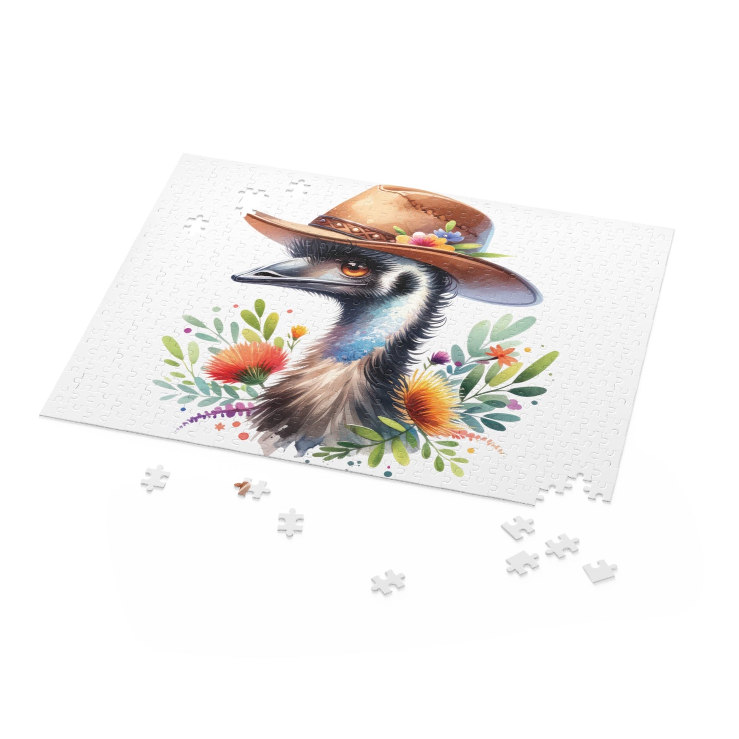 Personalised/Non-Personalised Puzzle, Emu (120, 252, 500-Piece)