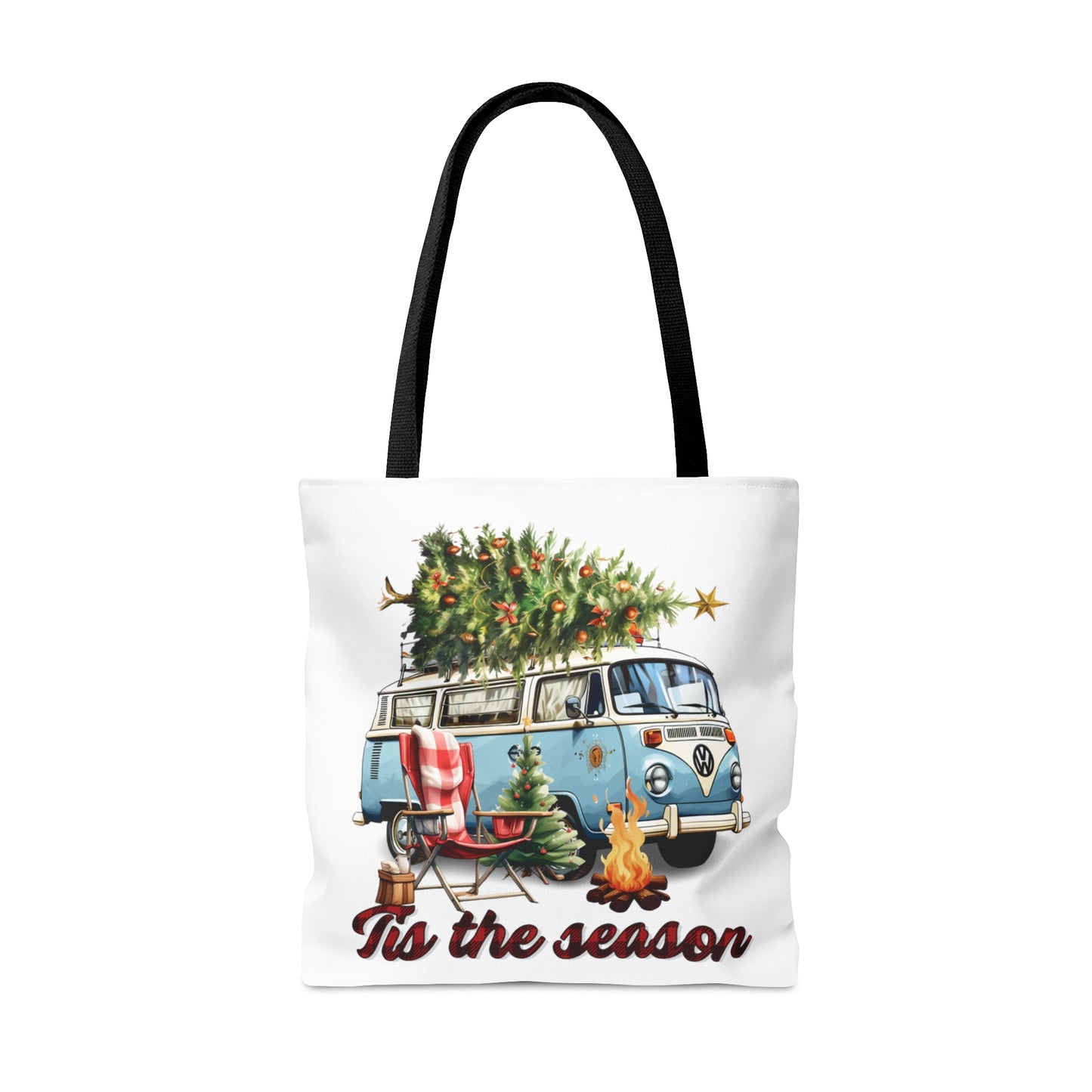 Tote Bag, Christmas, Camper